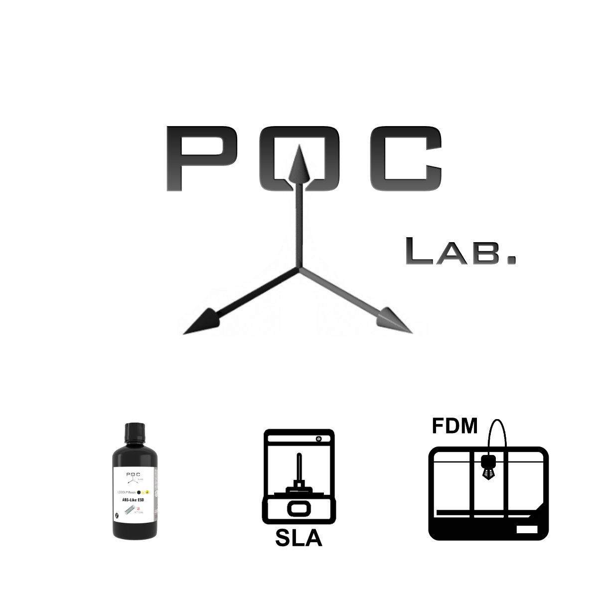 POC Lab Résine UV et impression 3D en ligne