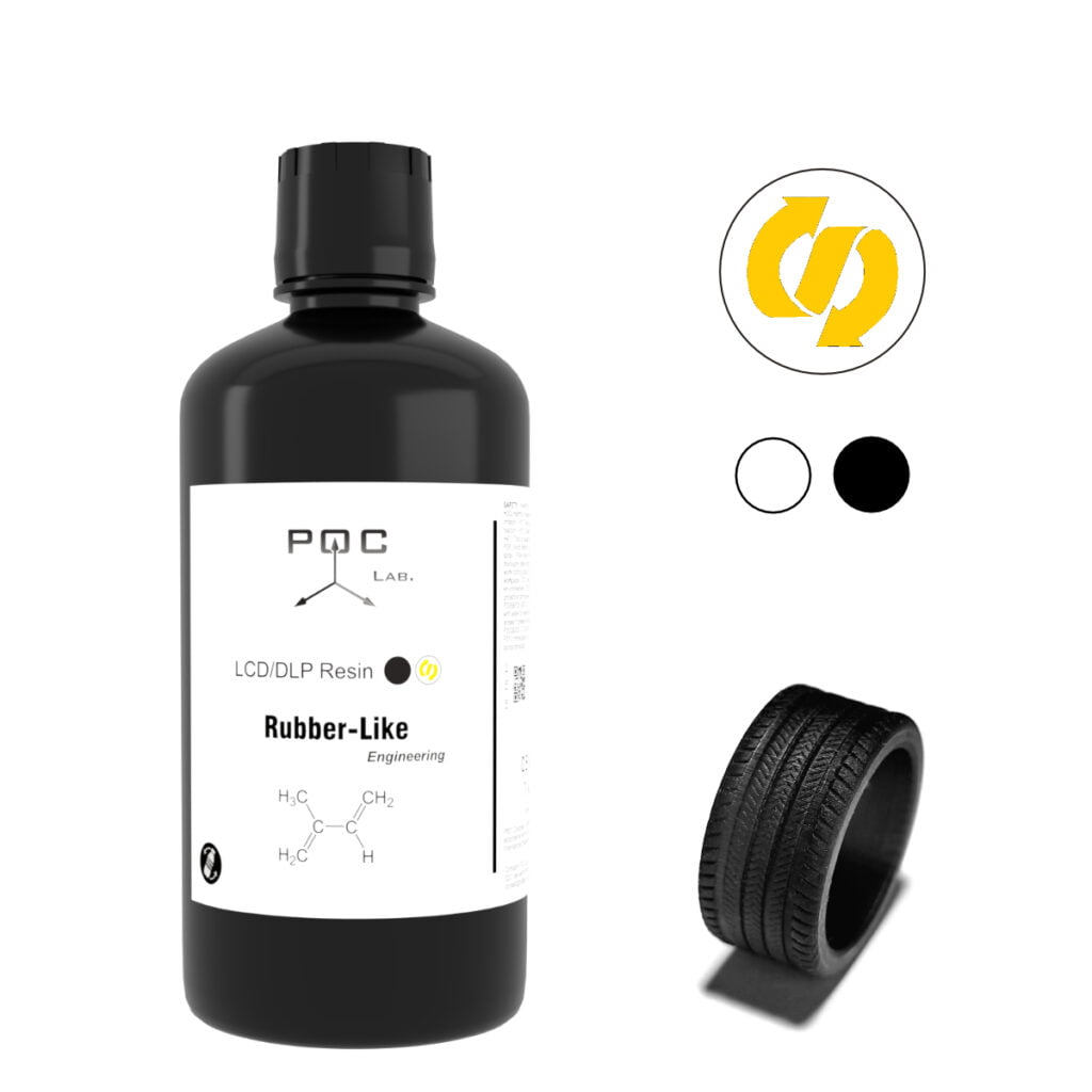 POC Lab. Résine UV Rubber like