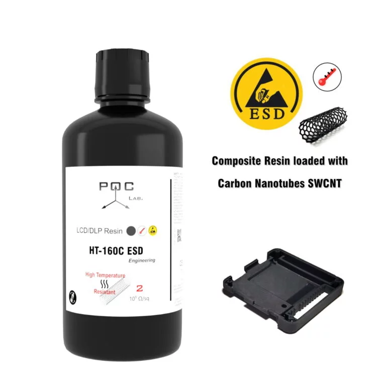 POC Lab. Résine UV High Temperature HT-160C ESD