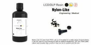 POC Lab. Résine Nylon-Like Biocompatible