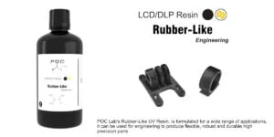 POC Lab. Résine Rubber-Like