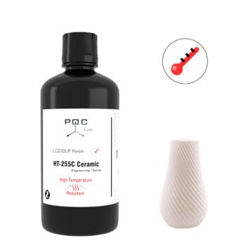 POC Lab. Résine UV High Temperature HT-255C Ceramic