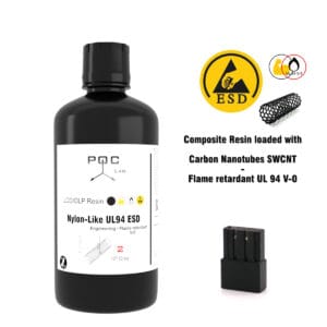 POC Lab. Résine UV Nylon-like UL94 ESD